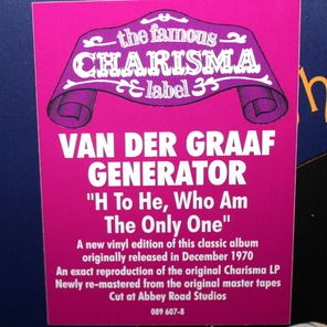 Van Der Graaf Generator / H To He Who Am The Only One (LP)