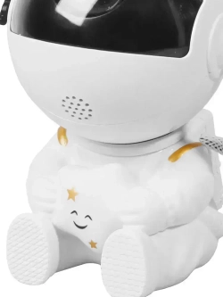 Детский ночник звездное небо проектор космонавт (пульт с батарейками)