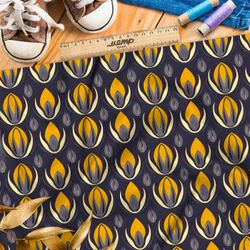 Ткань премиум сатин ретро мотивы вдохновения