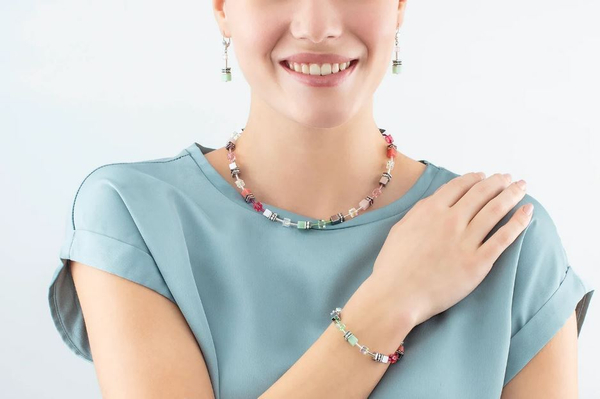 Браслет Coeur de Lion Green-Pink 4023/30-0504