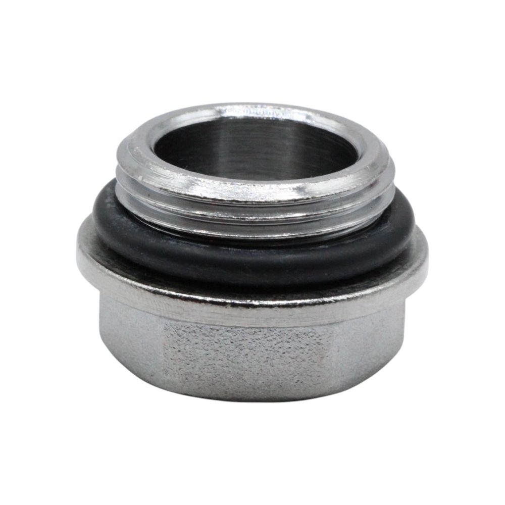 Хромированный концевой переходник FAR 3/4" НР х 1/2" ВР