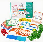 Деревянный сортер-головоломка для детей 3 6 лет развивающая логическая игрушка по Монтессори, тренирует мышление, мелкую моторику и координацию "глаз-рука"