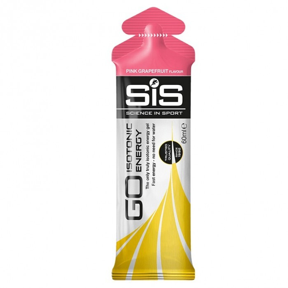 Гель энергетический углеводный SIS Go Isotonic Gel, Розовый грейпфрут, 60мл Science in Sport