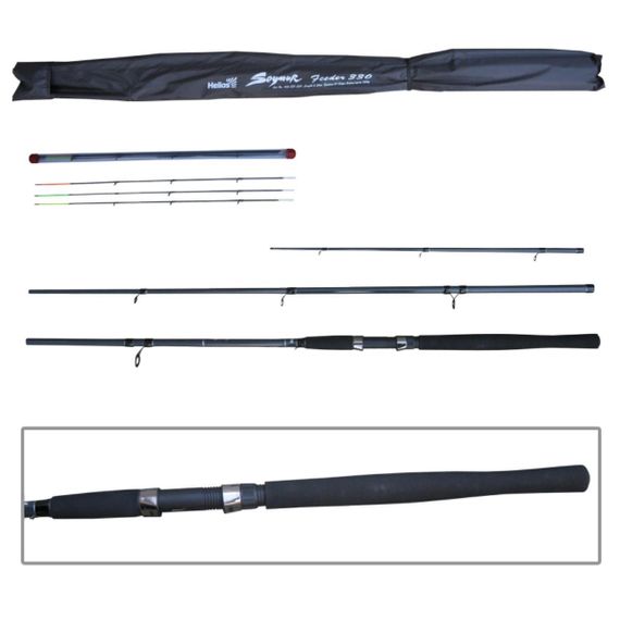 Удилище фидерное Seymur Feeder 330, 3.3m, 3+3sec., Up to 120g Helios (HS-SF-330/120)