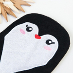 4679996 Игрушка-мочалка для купания "Пингвинчик" из махры