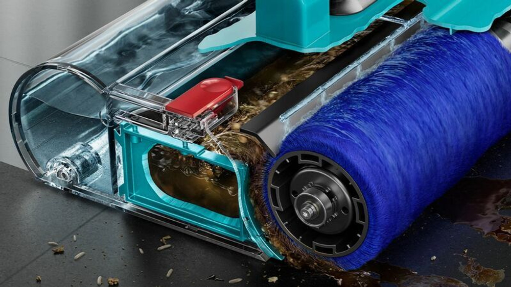 Моющий пылесос Dyson V15S Detect Submarine SV47, жёлтый/никель (Yellow/Nickel)