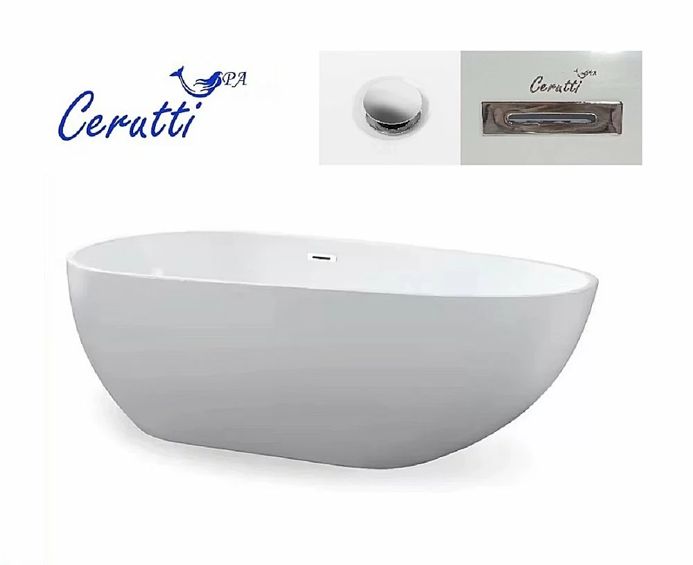 Ванна акриловая Ceruttispa MIMI160 160х75 белая