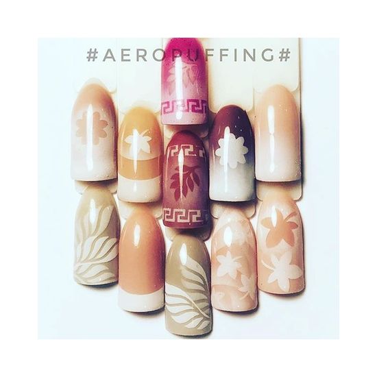 Набор аэропуфинг для ногтей, со сменными насадками