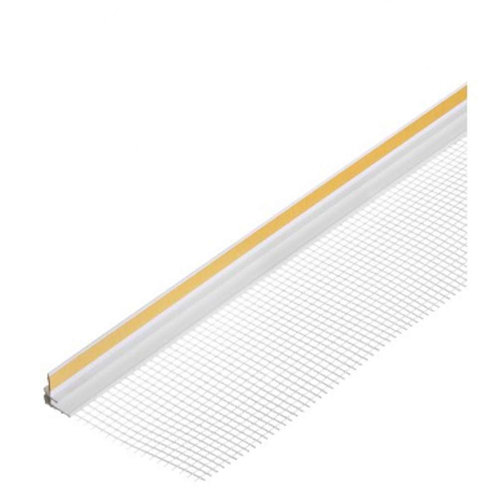 Профиль примыкающий с армирующей сеткой 2,4 м, 6 мм