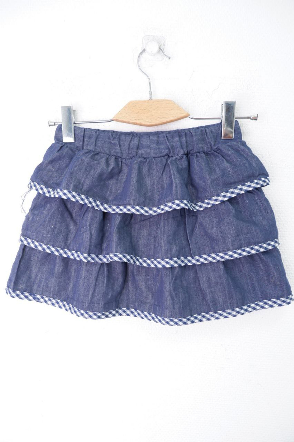 Юбка джинсовая нарядная на 8-10 лет