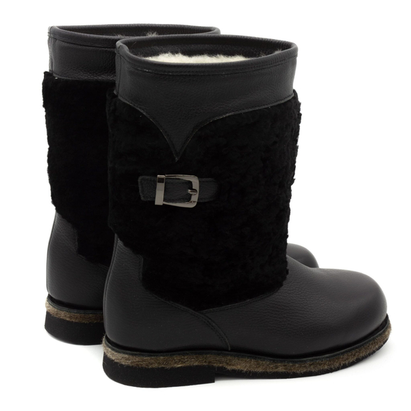 Унты мужские из кожи теленка и мутона