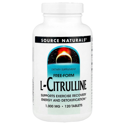 Source Naturals, L-цитруллин, 1000 мг, 120 таблеток
