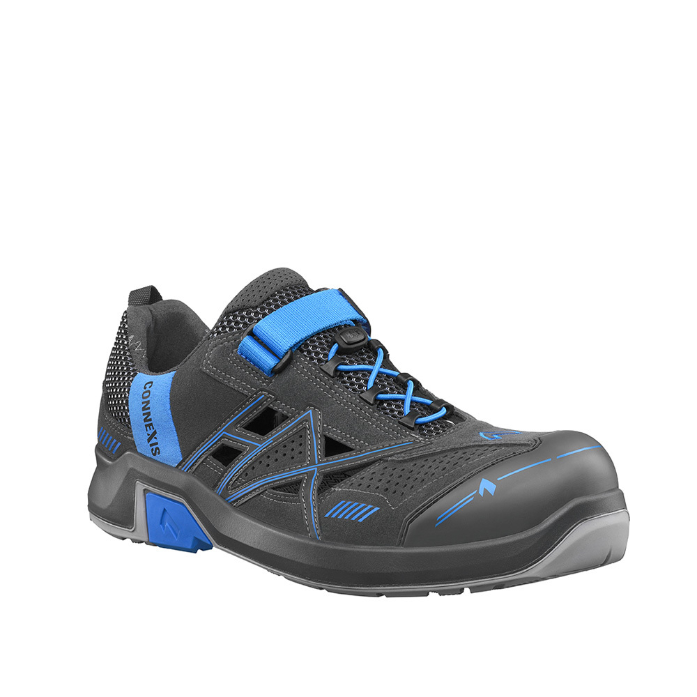 Полуботинки Haix  CONNEXIS Safety Air S1 low/grey-blue