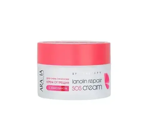 Крем от трещин с ланолином LANOLIN REPAIR SOS CREAM, 150 мл ARAVIA Professional