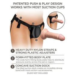 Pipedream Body Dock Strap-On Harness - Страпон-система без насадок