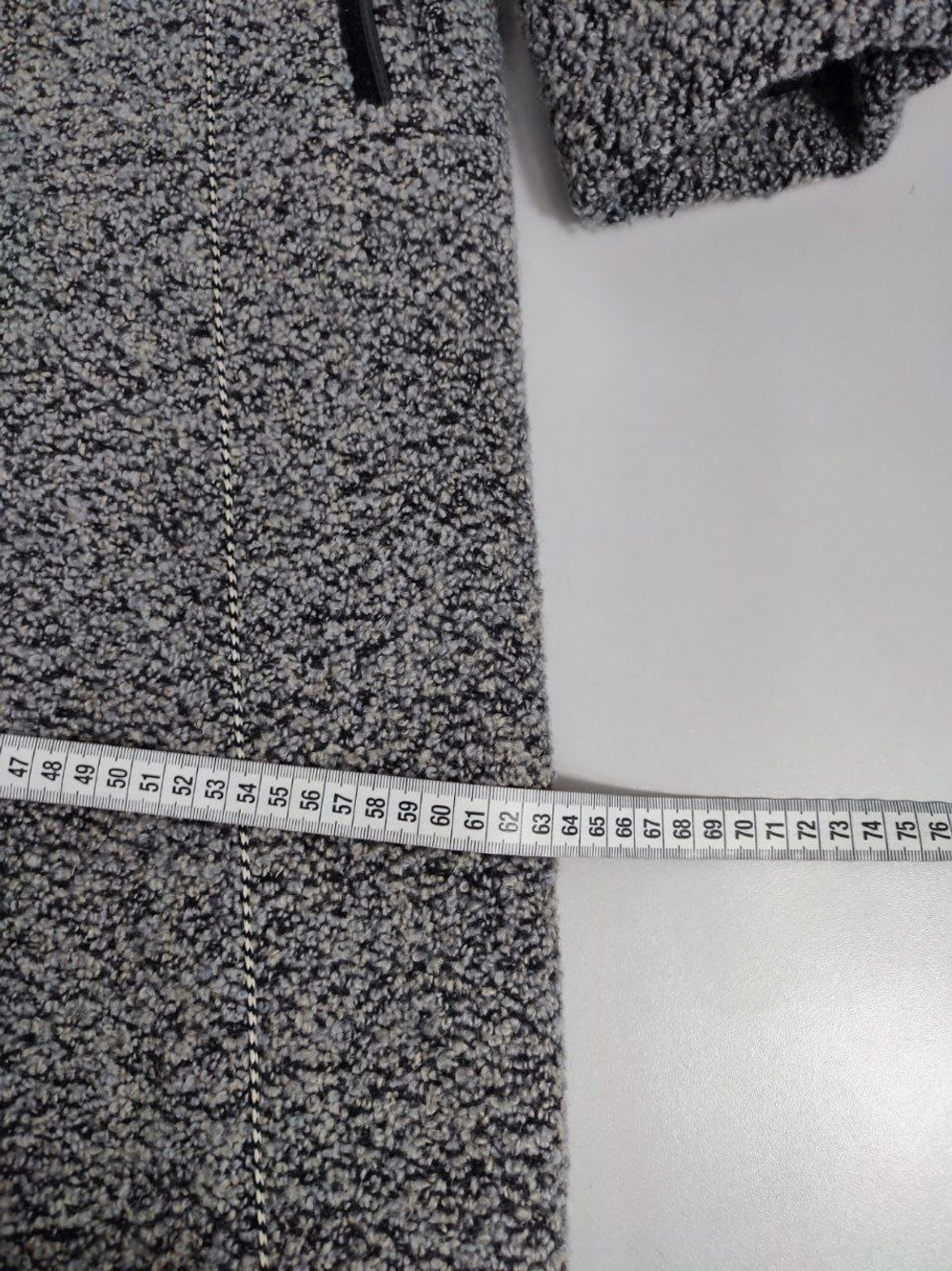 Пальто Алекса серое 48 размер