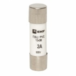 Плавкая вставка цилиндрическая ПВЦ (10х38) 2А EKF PROxima pvc-10x38-2