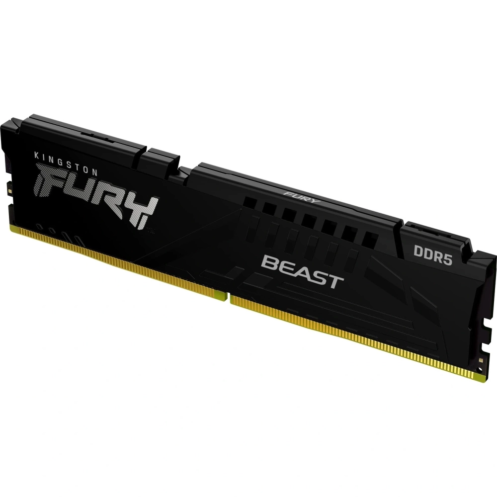Память оперативная Kingston DDR5 16GB 6000MHz Fury Beast Black Expo RTL Gaming (KF560C30BBE-16)