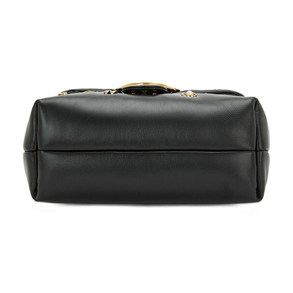 Сумка Pinko Puff Summer Limited Badge Wide Shoulder Strap Sheepskin Swallow Bag Shoulder Messenger Bag Mini Black Gold, 1P226J-Y72L-Z99