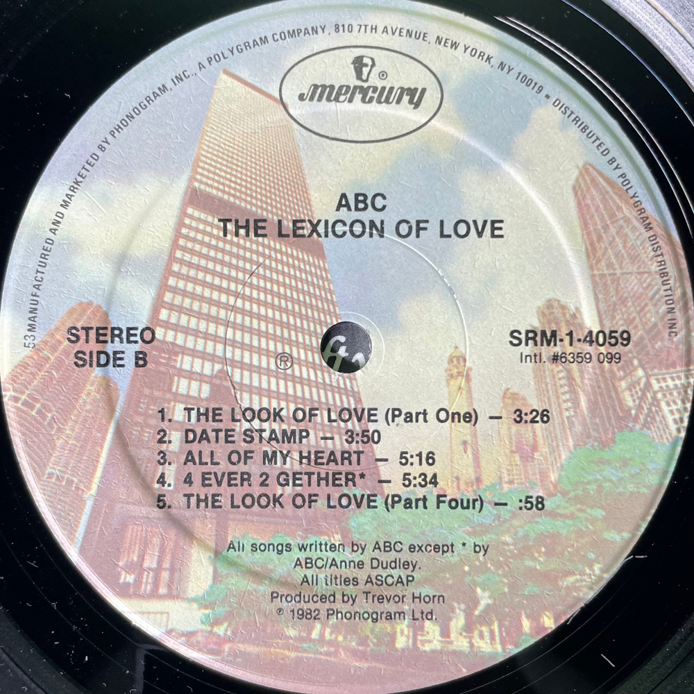 ABC ‎– The Lexicon Of Love (США 1982г.)