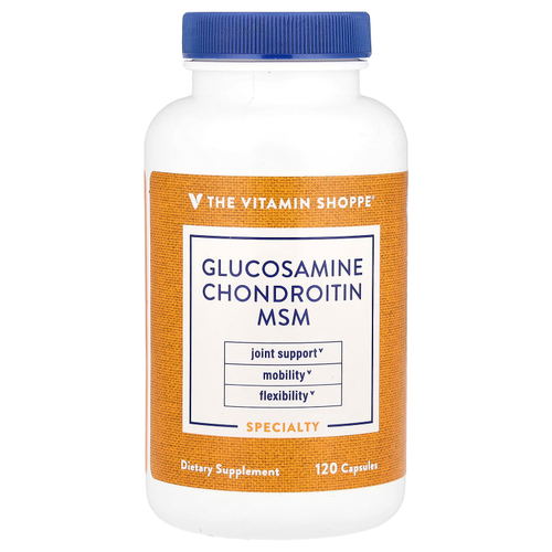 The Vitamin Shoppe, Глюкозамин и хондроитин МСМ, 120 капсул