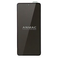 Защитное стекло 9H HD Privacy ANMAC для Samsung Galaxy A53 (Антишпион) (Черная рамка)