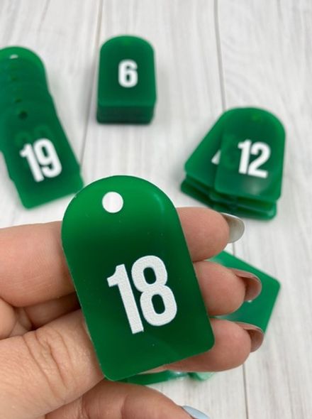 Номерки для ключей 30х50 (Комплект)