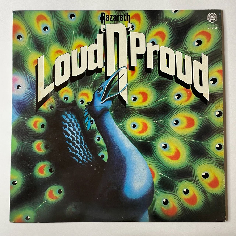 Винтажная виниловая пластинка LP Nazareth Loud N Proud (Japan 1978) (No Obi) This Flight Tonight
