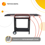 Мангал Premium Компакт МПк-03 с полками