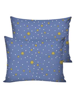 Постельное белье Anna Maria "Зимние звезды" евро   наволочки 50х70 2шт Простынь на резинке 180х200 см  Пододеяльник 200х215 см
