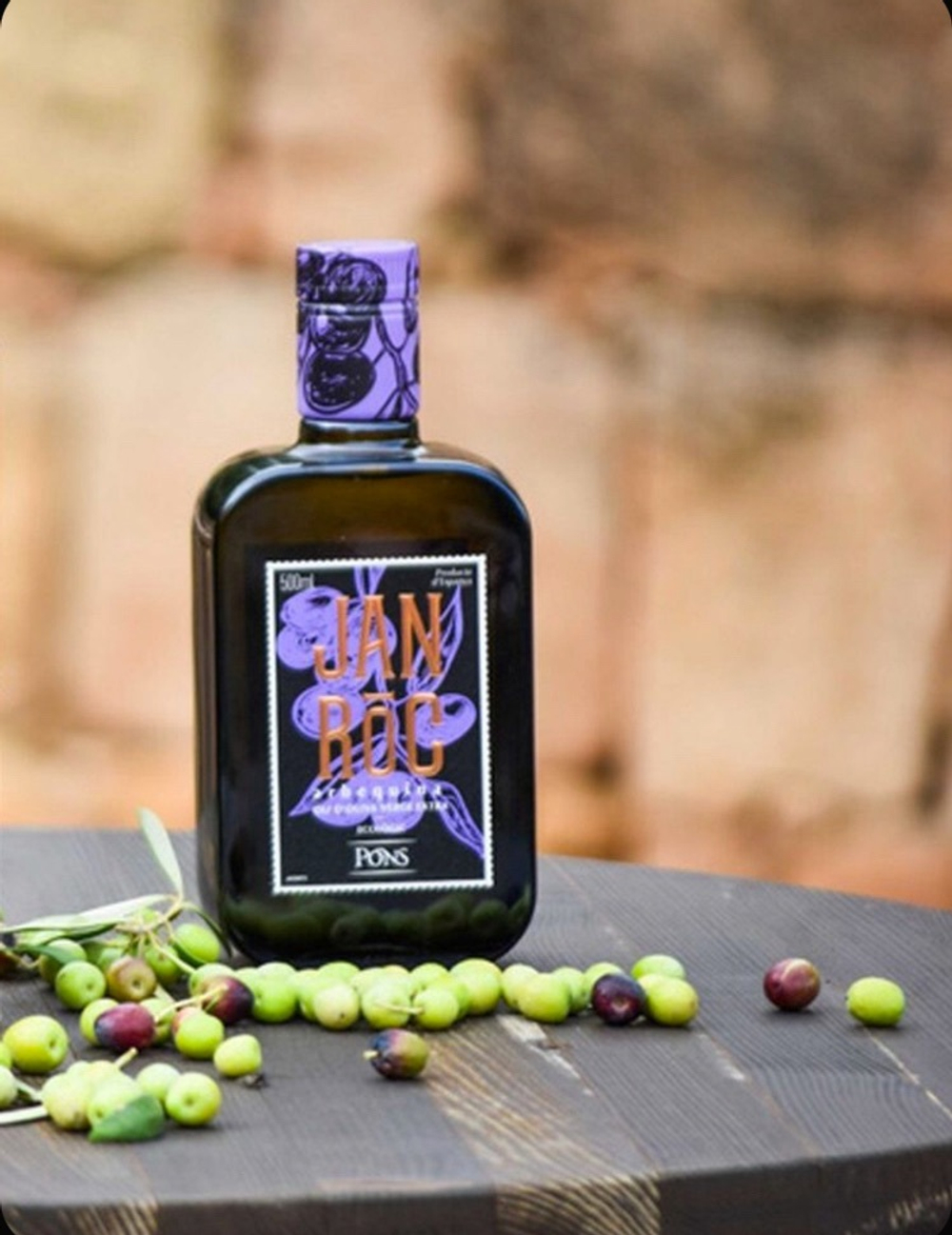 Оливковое Масло испанское PONS JANIROC Arbequina Organic (Bio) Extra Virgin, 500 мл Испания, КАТАЛОНИЯ