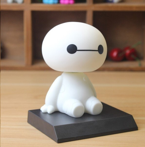 Игрушка на панель  Болванчик Бэймакс , качающаяся голова с подставкой для телефона (P.R.C.)