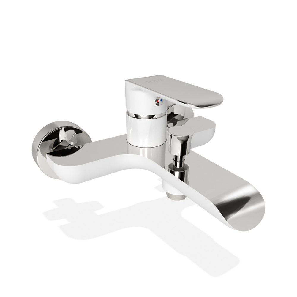 IDDIS Calipso Смеситель для ванны  белый/хром CALSB00i02WA