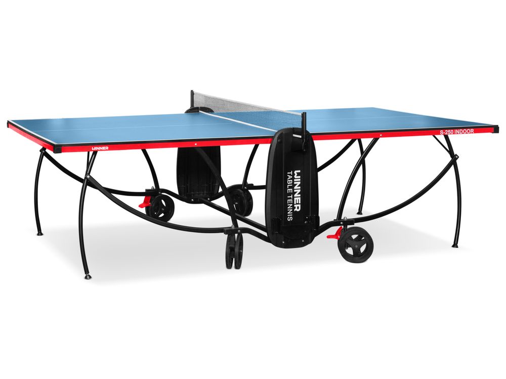 Теннисный стол складной для помещений &quot;Winner S-250 Indoor&quot; (274 Х 152.5 Х 76 см ) с сеткой