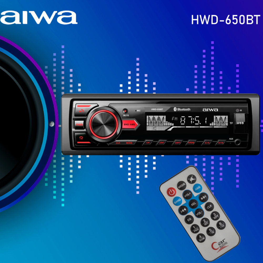 Автомагнитола AIWA HWD-650BT