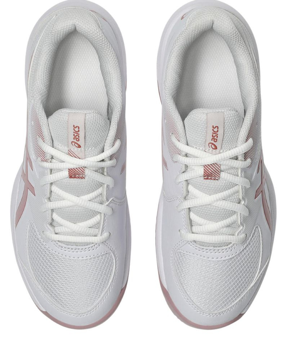 Детские теннисные кроссовки Asics Gel-Game GS Clay/OC - white/morganite