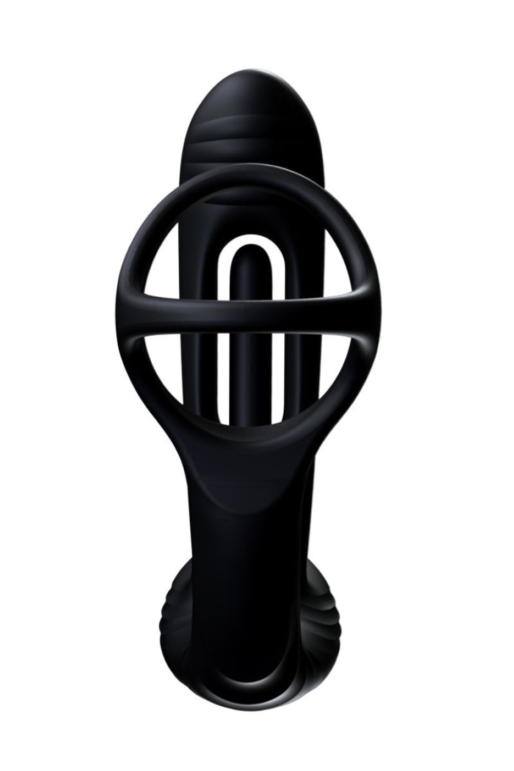 Черный инновационный масcажер простаты Pulse с функцией осцилляции (Цвет: черный)