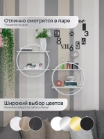 Полка круглая настенная