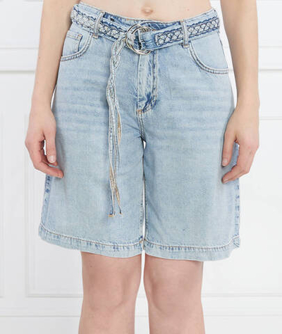 Шорты + пояс Liu Jo - голубой(UA3194 DS001)