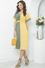 Платье "Фестия" (манго/оливка) П5608 LT Collection (Акция)
