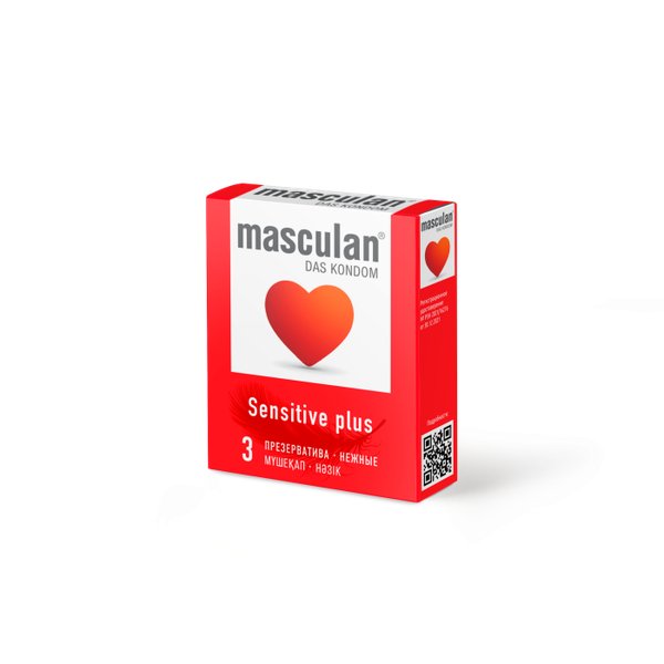 Презервативы Masculan Sensitive Plus Нежные, 3 шт.