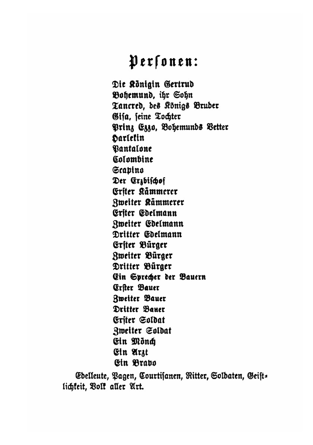 König Harlekin. Ein Maskenspiel in Vier Aufzügen | Rudolf Lothar