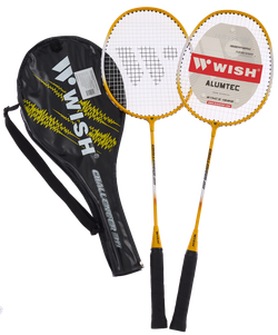 Набор для бадминтона Challenger 311K, 2 ракетки, желтый