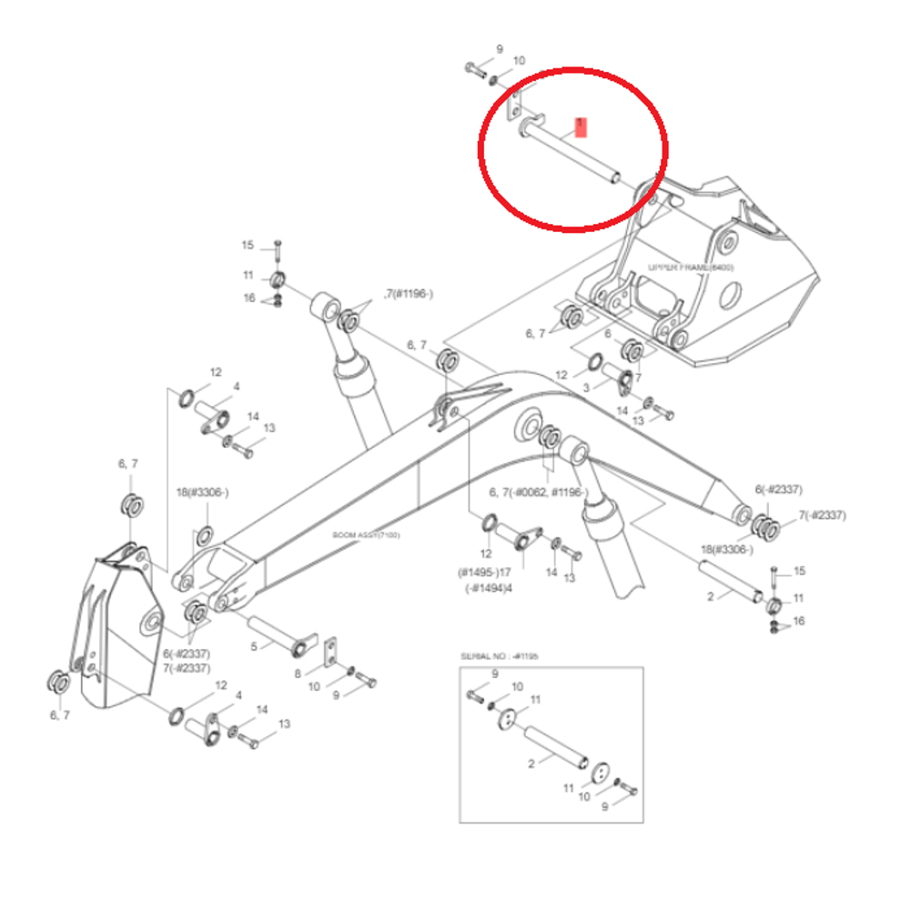 Палец 61N4-11012