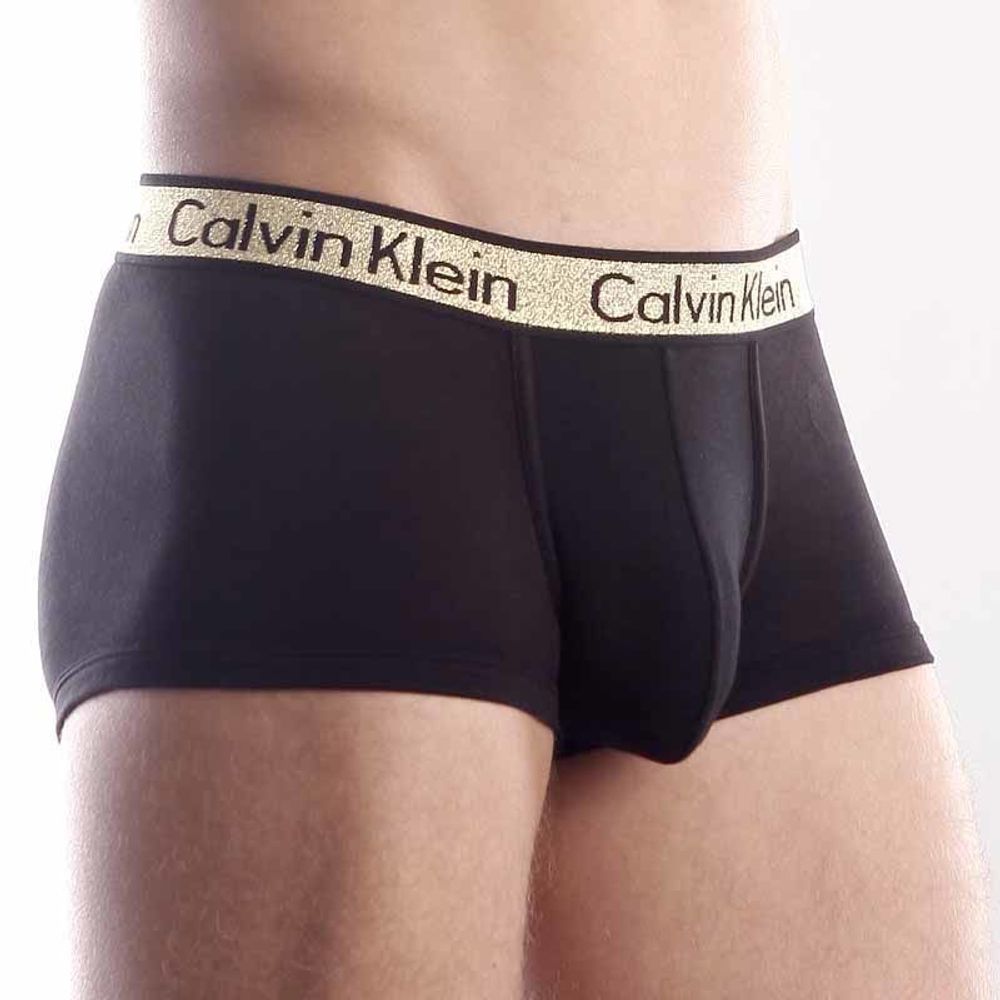 Мужские трусы боксеры черные (модал)  Calvin Klein
