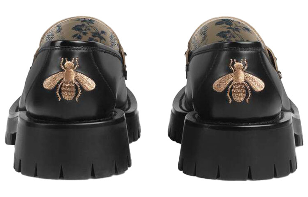 GUCCI Horsebit-detail Leather Loafers