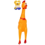 Игрушка - кричалка для собак «КУРИЦА В ШОКЕ!», 37см