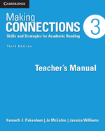 Making Connections 3 Teacher's Manual: Skills & Strategies for Academic Reading. Книга для учителя