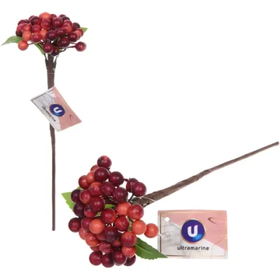 Муляж «Ветка брусники» 30см