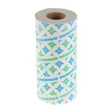 Полотенце бумажные Мягкая линия серые